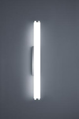 60cm chromed metal tube bathroom wall lamp - Bathroom lighting by Baulmann Leuchten