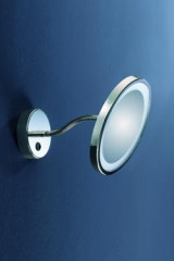 Magnifying mirror on flexible arm - Bathroom lighting by Baulmann Leuchten