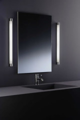 Bathroom wall lamp with polised metal tub - Bathroom lighting by Baulmann Leuchten