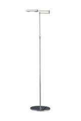 Articulated floor reading lamp with integrated LED light - Floor lamps by Baulmann Leuchten