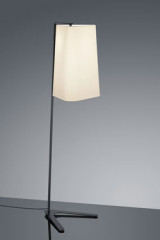 Design floor lamp with black metal foot - Floor lamps by Baulmann Leuchten