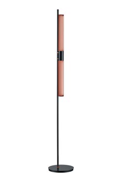 Floor lamp in copper cylinder - Floor lamps by Baulmann Leuchten