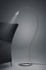 Floor lamp reading lamp flexible foot camouflage textile - Floor lamps by Baulmann Leuchten