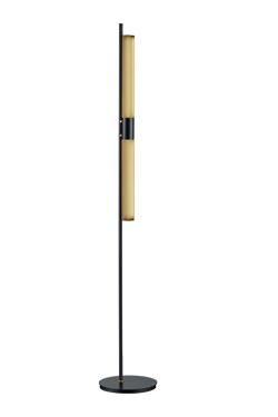 Lampadaire en cylindre doré - Lampadaire by Baulmann Leuchten