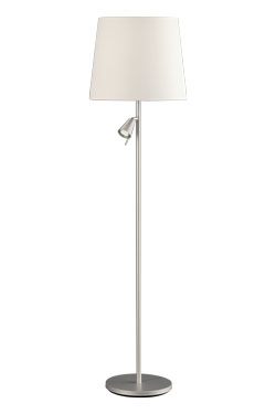 Lampadaire + liseuse argenté - Lampadaire by Baulmann Leuchten