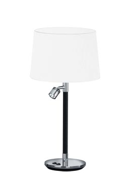 Lampe de chevet+ liseuse blanche et noire - Lampe de table by Baulmann Leuchten
