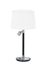 Lampe de chevet+ liseuse blanche et noire - Lampe de table by Baulmann Leuchten
