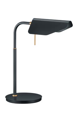 Lampe de table contemporaine noir mat  - Lampe de table by Baulmann Leuchten