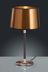 Lampe de table noire et cuivrée - Lampe de table by Baulmann Leuchten