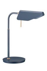 Lampe de table orientable en métal gris-bleu - Lampe de table by Baulmann Leuchten