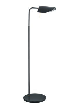 Liseuse orientable en métal noir - Lampadaire by Baulmann Leuchten