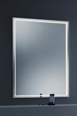Miroir lumineux 60cm rectangulaire  - Salle de bains by Baulmann Leuchten