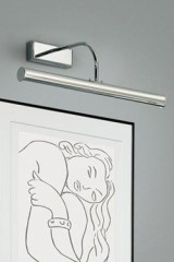 Picture light in polished nickel 50cm - Picture lighting by Baulmann Leuchten