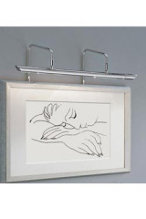 Polished nickel picture light 55cm - Picture lighting by Baulmann Leuchten