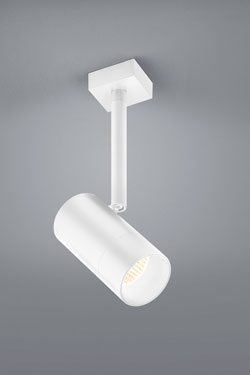 Spot orientable en métal blanc mat  - Spot by Baulmann Leuchten