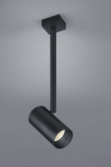 Spot sur tige noir à tête orientable - Spot by Baulmann Leuchten