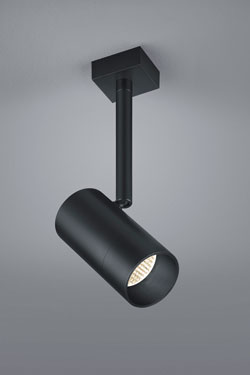 Black metal articulated spotlight - Spotlights by Baulmann Leuchten