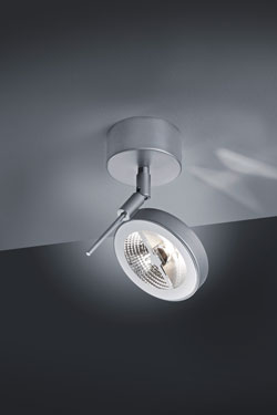 Silver gray spotlight  - Spotlights by Baulmann Leuchten