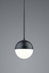 Suspension boule noire et blanche - Suspension by Baulmann Leuchten