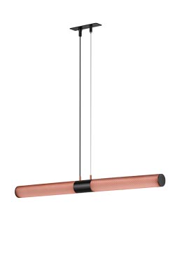 Suspension contemporaine cylindre cuivré - Suspension by Baulmann Leuchten