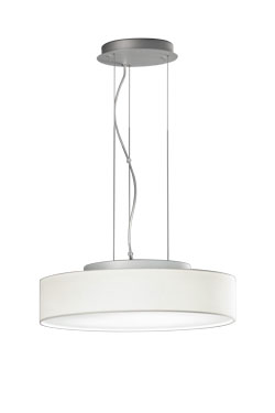 Suspension ronde blanche à éclairage LED - Suspension by Baulmann Leuchten