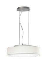 Suspension ronde blanche à éclairage LED - Suspension by Baulmann Leuchten