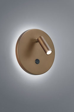 Bedside wall light with integrated LED double light - Wall lights by Baulmann Leuchten
