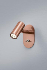 Led reading lamp in copper - Wall lights by Baulmann Leuchten