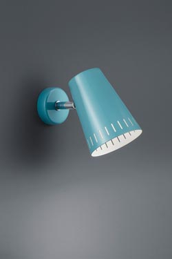 Turquoise vintage style wall light - Wall lights by Baulmann Leuchten