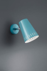 Turquoise vintage style wall light - Wall lights by Baulmann Leuchten