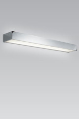 Applique de salle de bains chromée à éclairage LED Boxx 40cm - Salle de bains by bpe:LICHT