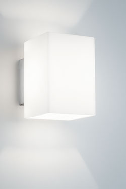 Applique rectangle en verre opale et éclairage LED  - Applique by bpe:LICHT