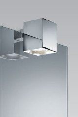 Clip E spot carré pour miroir de salle de bains  - Salle de bains by bpe:LICHT