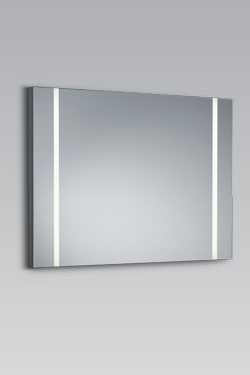 Inside miroir lumineux à bandes verticales 80x60cm - Salle de bains by bpe:LICHT