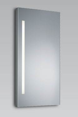 Look 1 miroir lumineux vertical 80cm - Salle de bains by bpe:LICHT