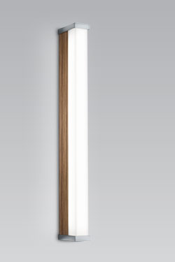 Pure wood applique de salle de bains en bois Zebrano 60cm - Salle de bains by bpe:LICHT