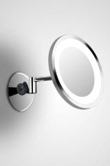 Shaver LED 2 miroir rond mural sur bras orientable - Salle de bains by bpe:LICHT