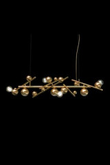 Lustre constellation 7 lumières en laiton Galaxy - Lustre by Brand Von Egmond