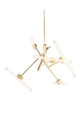 Lustre doré 5 lumières Linea  - Lustre by Brand Von Egmond