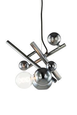 Galaxy constellation pendant, silver 2 lights - Pendants by Brand Von Egmond