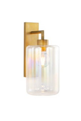 Louise chic Atelier wall lamp with iridescent glass lantern - Wall lights by Brand Von Egmond