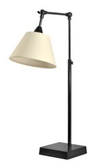 Adjustable lamp in black patinated metal L88 - Desk lamps by Casadisagne