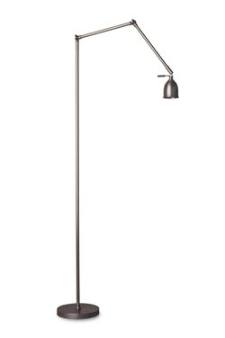 Articulated reading lamp patinated bronze finish LD71 LED lighting - Floor lamps by Casadisagne
