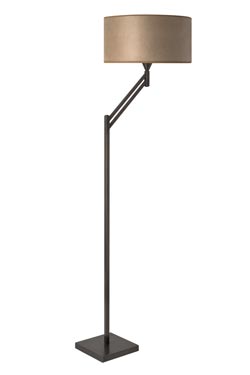 Brass articulated floor lamp LD78 - Floor lamps by Casadisagne