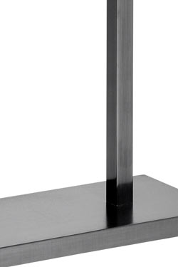 Patinated black metal reading lamp LD63