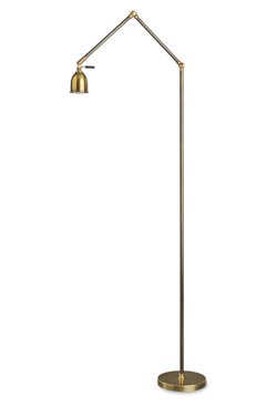 Reading lamp matte golden finish LD71 - Floor lamps by Casadisagne