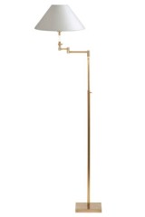 Telescopic reading light golden articulated square foot LD36 - Floor lamps by Casadisagne