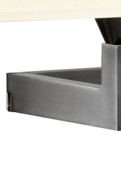 Lampadaire articulé noir métal patiné abat-jour écru LD59