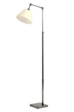 Lampadaire potence téléscopique articulé patiné noir LD37 - Lampadaire by Casadisagne