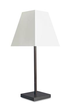 Lampe de table abat-jour tissu blanc L110 Big - Lampe de table by Casadisagne